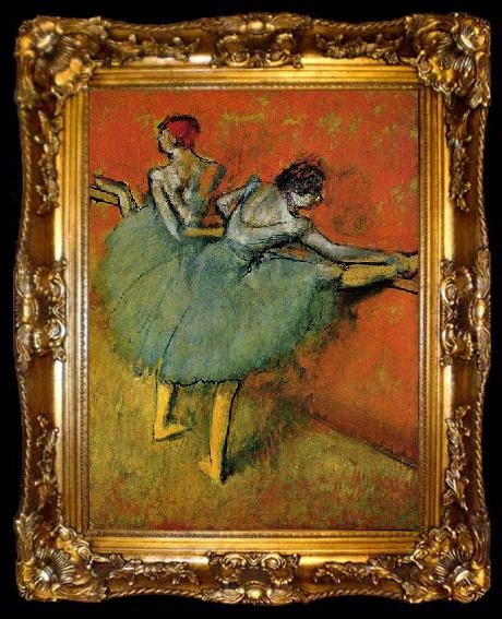framed  Edgar Degas Dancers at The Bar, ta009-2